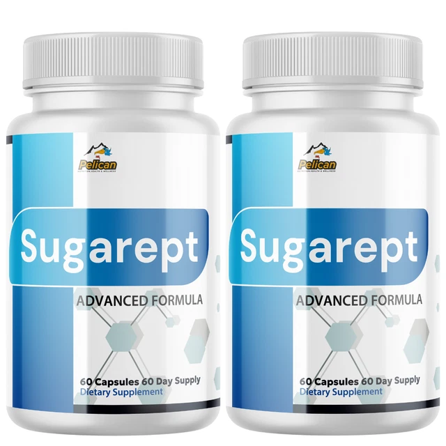 Sugarept Natural Blood Sugar Support Supplement Bottle